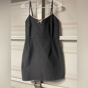Urban Outfitters  black spahgetti dress medium